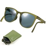 BTRUTY Faltbare Polarisierte Sonnenbrille Für Herren Damen, UV400 Schutz Runden...