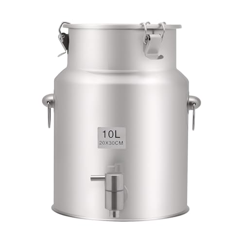 YUMIONB 10L/2.64�K���� �~���N�� �֌��t�� ���ϋv �~���N�W���O �~���N�o�P�c �A���R���e�i �����W ���ϋv �o�P�c�{�g�� �����f�B�X�y���T�[ �t�̎��[ ���� �W���[�X �� �I�C���V���o�[