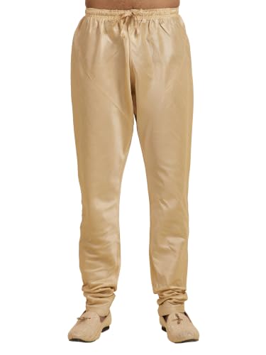 Image of DIWAS BY MANYAVAR Men's Art Silk Solid Churidar (1pc)