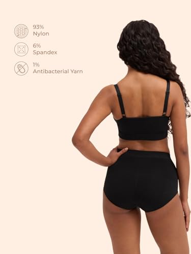 Image of UNDERNEAT Womens High-Waist Brief | Tummy Control Shaper Brief | All Day Shaping and Comfort| Tummy Tucker Panties for Women | Seamless Shapewear Bodyshaper