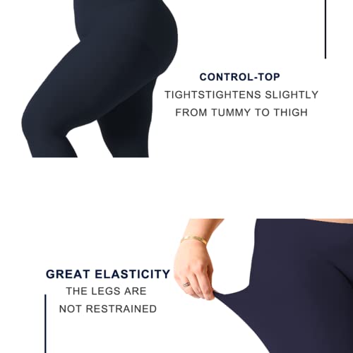 Image of MANZI Plus Size Tights for Women Queen Size Nylons Stockings Pantyhose