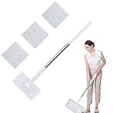Dayysiuy Mini Mop - Mini Fregona para Baño | Longitud 70 Cm Compatible con Paños De Rostro Limpiador De Suelos Portátil para Limpieza Doméstica Hogar Apartamento Baño