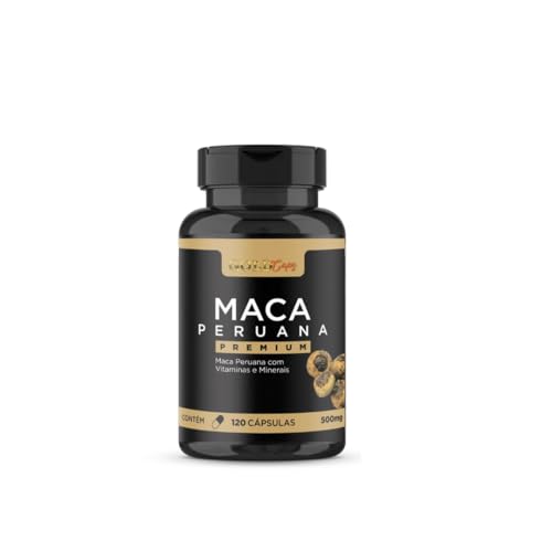 Maca Peruana Original com Vitaminas e Minerais 120 Cápsulas
