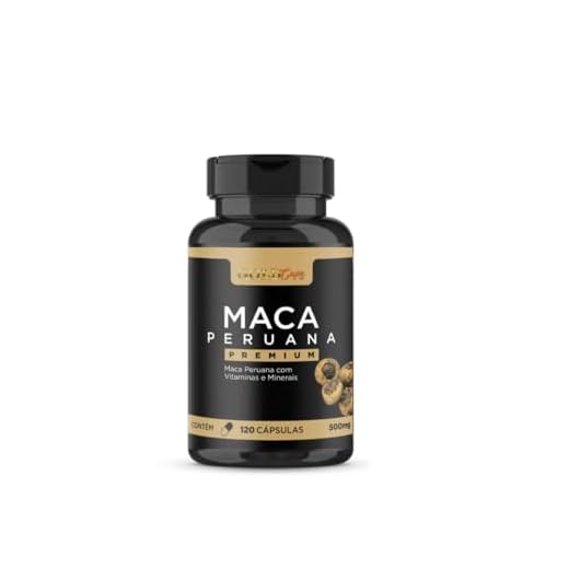 Maca Peruana Com Vitaminas e Minerais 120 Cápsulas