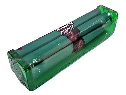 Bolador Lion Rolling Circus 110mm + Refil Extra Máquina de Enrolar King Size (Verde)