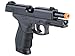 Swiss Arms 24/7 Semi-Auto BAX System CO2 Powered Airsoft Non-Blowback Pistol with Hop-Up, 305-395 FPS, Black (280323)