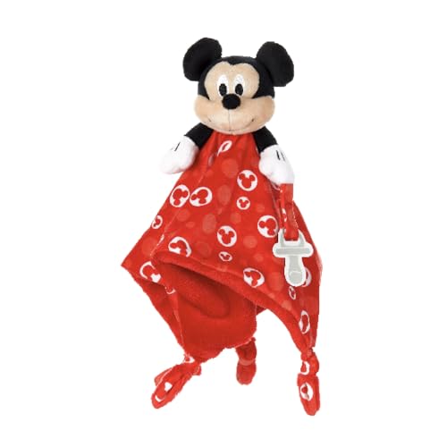 Image of KIDS PREFERRED Disney Baby Mickey Mouse Plush Stuffed Animal Snuggler Lovey Security Blanket 13.18" x 13.18" x 3.5"