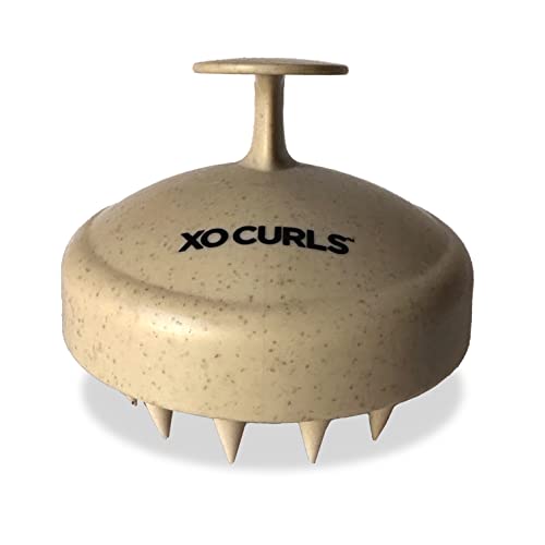 XO Curls Gentle Shampoo Brush for Hair Growth & Clean Scalp; promotes circulation, stimulates follicle growth, and exfoliates scalp to clear product build-up & dandruff (Beige) XO Curls Gentle Shampoo Brush for Hair Growth & Clean Scalp; promotes circulation, stimulates follicle growth, and exfoliates scalp to clear product build-up & dandruff (Beige)