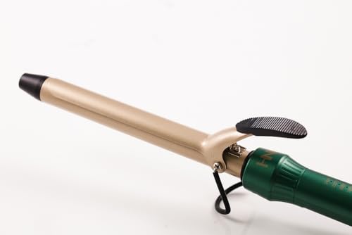 Image of HNK Professional Green EMERALD 19MM Hair Curler with Digital Temperature Control - Fast 15 Sec Heat Up | Instant Heat Recovery | Soft Touch Grip | 3m Swivel Cord | Available in 8 Barrel Sizes (9mm-32mm)