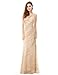 Ever-Pretty Womens Sleeveless Floor Length Glitter Prom Dress 8 US Gold