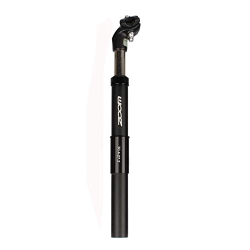 ZOOM φ27.2/28.6/30.0/30.4/30.8/31.6/33.9×350mm サスペンション シート ポスト整 アルミ合金製バイクの部品 黒 (30.4mm)