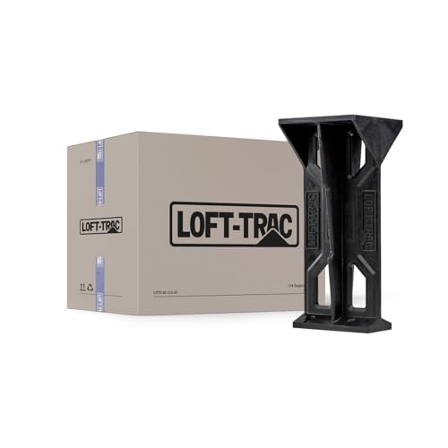 LOFT-TRAC 60 Pack Loft Stilts Loft Legs 175mm Loft Insulation Spacers for Raised Storage Boarding Heavy-Duty Attic Floor Supports Attic Stilts Prevents Heat Loss Load Bearing 500kg