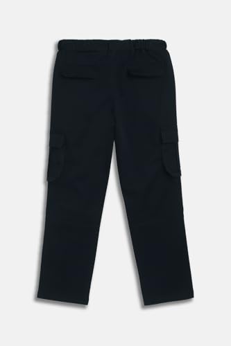 Image of Allen Solly Boys' Cotton Cargo Trousers | Multi-Pocket Design | Regular Fit | Comfort Wear | Casual & Outdoor Style