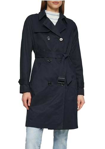 s.Oliver 2160416 Gabardina, Azul Marino, 36 Mujeres