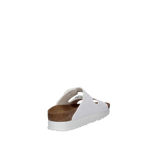PAPILLIO Vegan by Birk Arizona White Slippers Women's Platform Vegan Shoes2