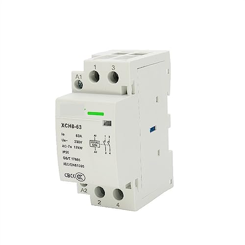 Contacteur modulaire rail DIN 230V 32A 2NC interrupteur commande tableau electrique - 5