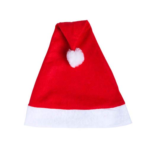 DISOK Lote de 50 Gorros de Papa Noel Rojos - Gorros de Papa Noel Baratos