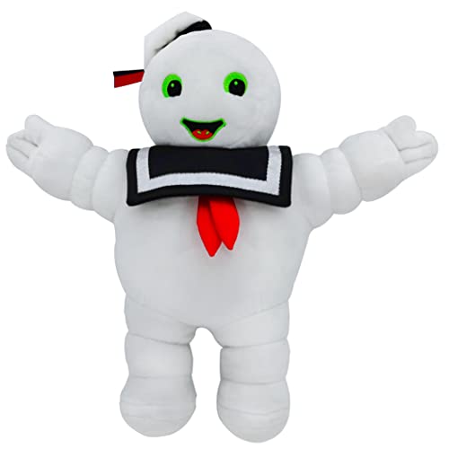 ENOMIN Noctilucent Stay Puft Marshmallow Man Plush Doll Ghost Hunter Plushie Stuffed Toy Figure