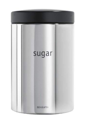 Brabantiatea Coffee And Sugar Canisters Black Lid L