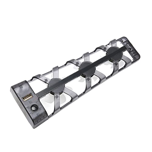 Cyllde Ventiladores de Refrigeración Ps5, Ventilador de Refrigeración de Consola, 3 Ventiladores Integrados, Velocidad Máxima 4,9 CFM, Menor Ruido, Plug Play, Adecuado para PS5 Disc Edition