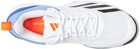 adidas Men's Courtflash Speed Tennis Shoe, White/Black/Black, 10.5 | Image 1