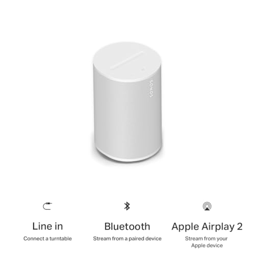 Sonos Era 100 SL Compact, Microphone-Free Speaker - White - image 6