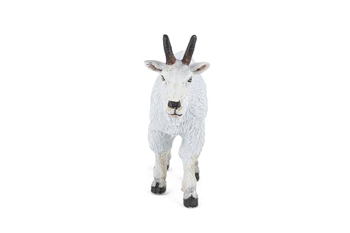 PAPO, Realistic Canadian Goat Figure, Ages 3+, Wild Life Collection, Educational Play Mountain Animals - Image 2