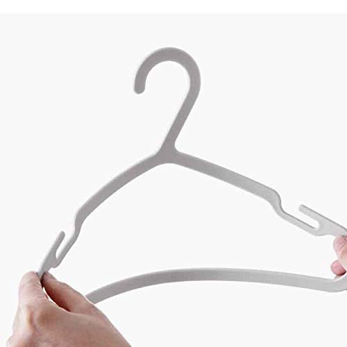 Jeonswod 10Pcs/Lot Children Clothes Hangers Non-Slip Hook For Suit Coat Closet Garment Outdoor Drying Rack Plastic Kids Clothing Hanger (Color : White) #TOP6