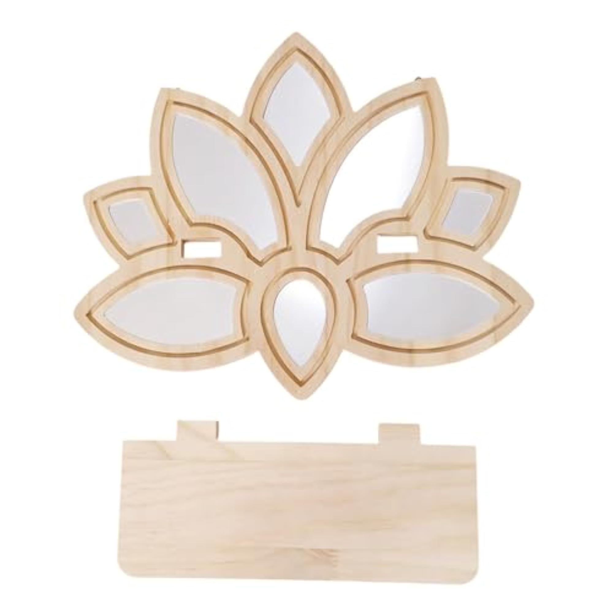 Lotus Wall Shelf Decorative Bohemian Display Rack
