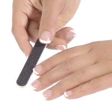 Iridesi Professional Colorful Mini Finger Nail Files Washable Emery Boards 3-1/2 Inches Long 12 Fingernail Files Per Pack #TOP4