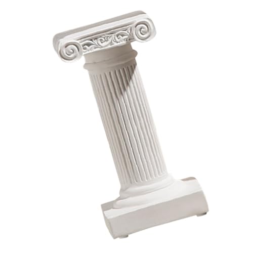 Milisten Roman Column Statue Roman Pillars Resin Pillar Ornament Pillar Candleholder Landscape Decor Resin Candlestick Pillars for Wedding Mini Resin Pillar Statue Pillars Decorations