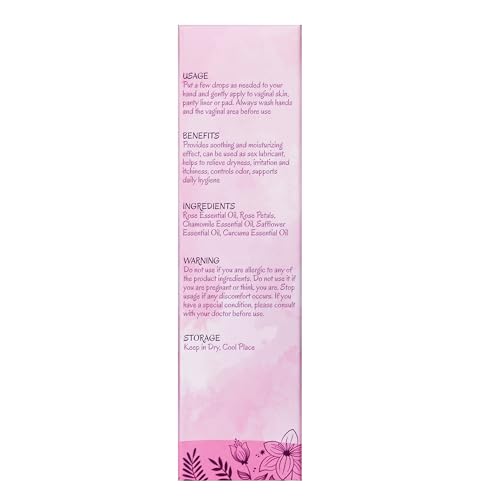 Fivona Yoni Oil Natural pH Balanced for Soothing Feminine Care - Blend of Essential Oils - Moisturizing Oil Blend for Odor Control, Detox 30ml