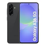 Samsung Galaxy A36 5G Smartphone, Awesome Intelligence, 8GB RAM, 256GB Storage, 50MP Camera, Awesome Black, 3 Year Samsung Extended Warranty (UK Version)