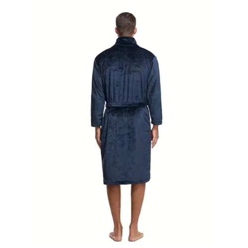 Batas de baño de franela para hombre para olvidarse del frío al salir de la ducha 6