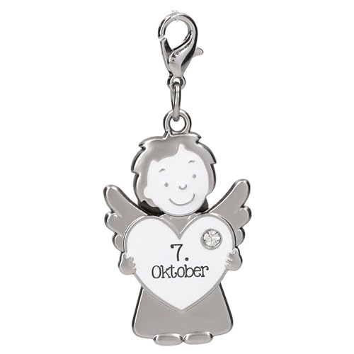 Pendentif ange gardien 365 jours en métal ciselé de haute qualité