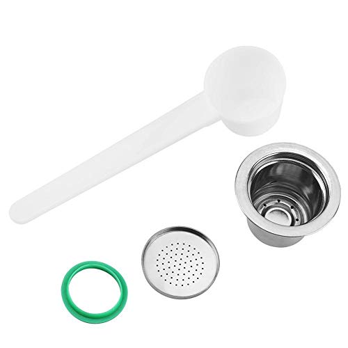 NIMOA Coffee Capsule - Stainless Steel Refillable Reusable for Nespresso Coffee Machine