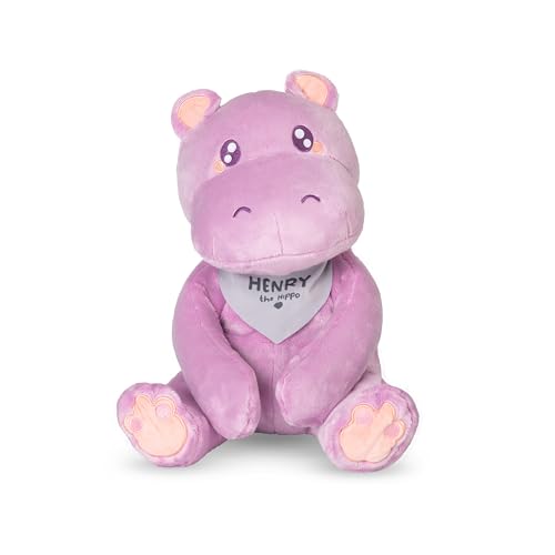 Image of Lilly's Love Weighted Stuffed Animal, 5lb | Sensory Weighted Plush for Kids and Adults | Machine Washable Plushies w /Removable Inner | Calming Weighted Stuffed Animals for Anxiety, Henry The Hippo