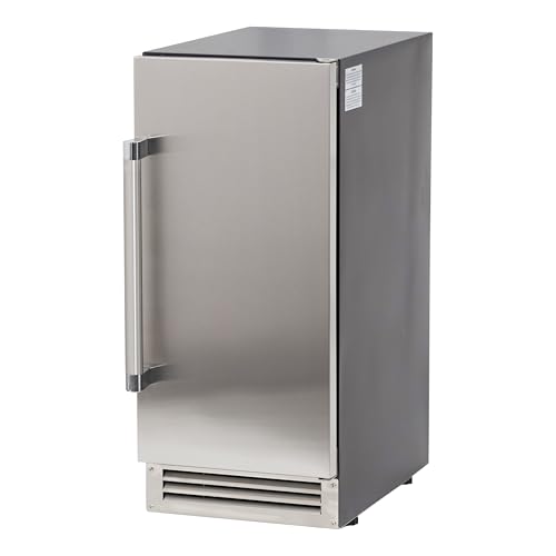 Fabricadora de hielo Avanti Elite 49 lbs, acero inoxidable miniatura 4