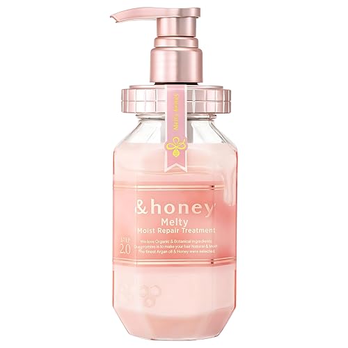 &honey Melty Moist Repair Pompe de traitement capillaire Étape 2.0 445 g Parfum miel rose