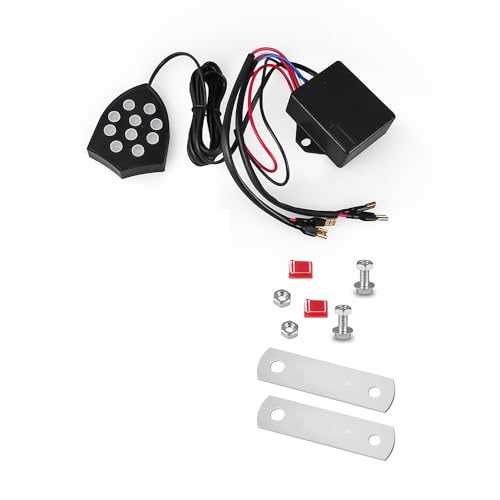 Amplificateur audio de voiture 12V 150db avec moniteur musical et 10 sons de sirène