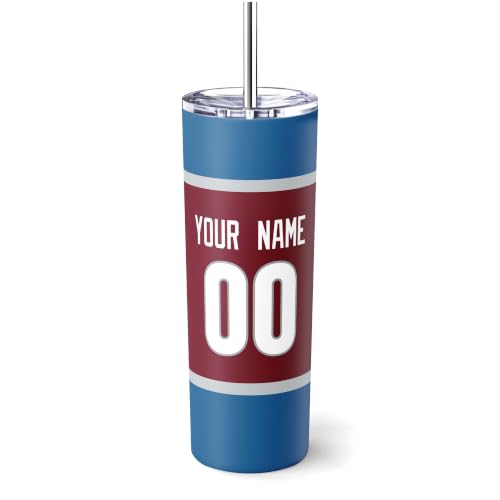 Image of ANTKING Colorado Tumbler 20oz Travel Mug Custom Name Number Gifts | Stainless Steel Insulated Coffee Cup for Men Women