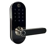 Fechadura Digital YMC 420W com Zigbee integrado - abre por biometria, senha, cartão e chave