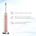 Wagner Stern Ultrasonic whitening Toothbrush with Pressure Sensor. 5 Brushing Modes and 4 Levels of Intensity, 8 Soft bristles, Travel case.