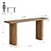 Tribesigns 63-Inch Console Table, Industrial Wooden Rectangular Sofa Table Behind Couch, Rustic Farmhouse Entryway Furniture for Entrance, Hallway, Living Room, Brown