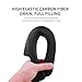 IHOTDER 2PCS Car Seat Gap Filler,Super Flexible Car Side Seat Gap Filler CCar interior Accessories,Universal Car Organizer Between Seats for Tightly Filling Seat Gaps(Carbon Fiber/2PCS)…