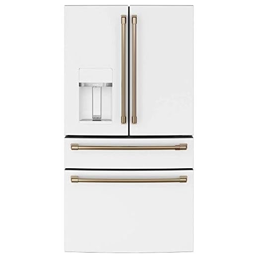 Cafe CVE28DP4NW2 27.8 cu. ft. Smart 4-Door French Door Refrigerator in Matte White, Fingerprint Resistant and ENERGY STAR