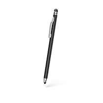 Hama Pennino capacitivo (penna stilo per tutti i tablet, per AndroidOS, pennino per telefono, penna per tablet per display touch capacitivi, ultrasottile, con clip) nero