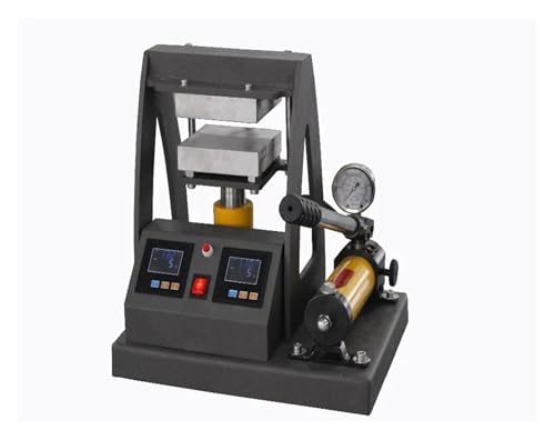 Macchina per Stampa a Caldo Piastre riscaldanti Doppie da 5x5 Pollici pressa di Calore per colofonia idraulica