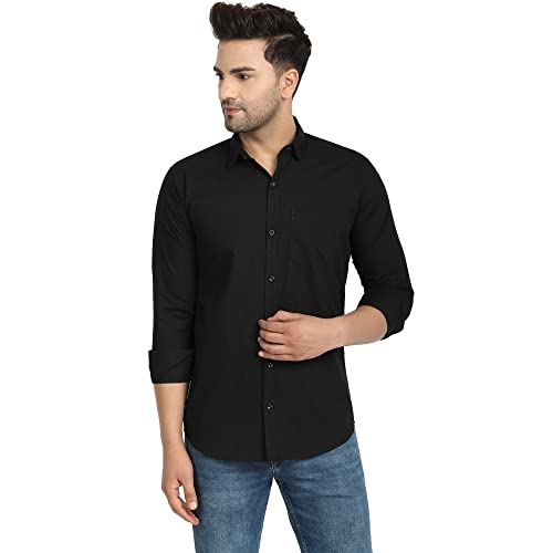 69% OFF on Majestic Man Solid Slim Fit Casual Shirt for Men 69% OFF on Majestic Man Solid Slim Fit Casual Shirt for Men