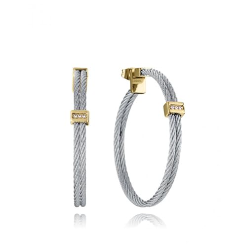 Boucles d'oreilles acier VICEROY double fil zircones le cadeau femme idéal